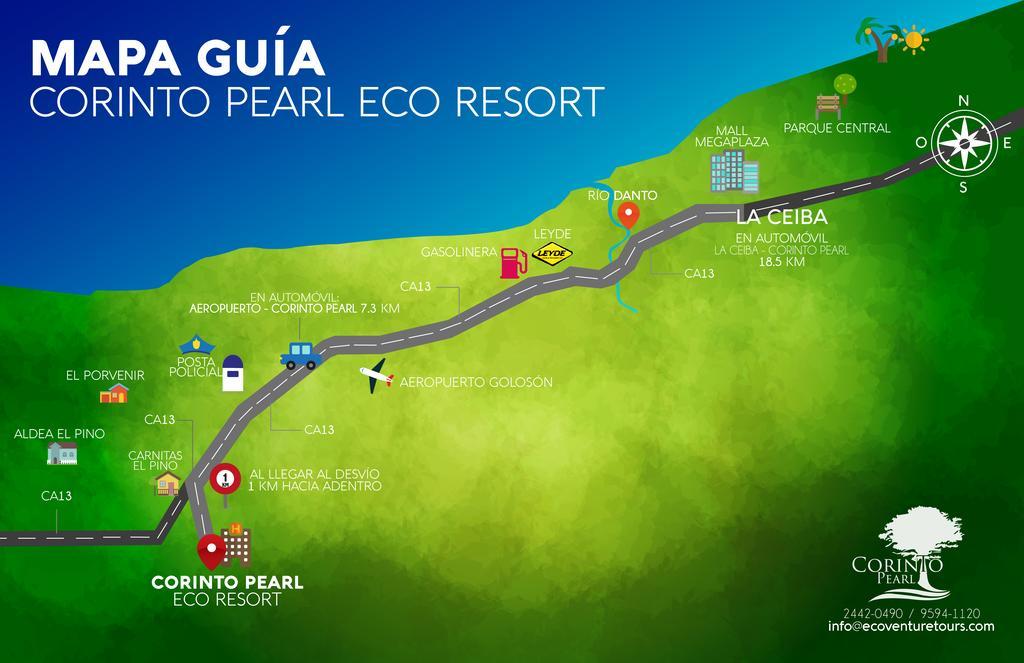 Corinto Pearl Eco Resort El Pino Esterno foto